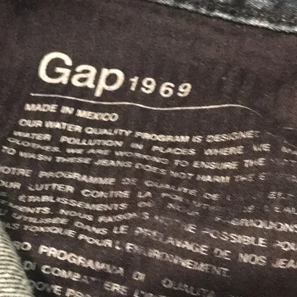 Gap Denim Shorts Womens 27 Blue Jean Summer Cuffed Boho Coastal Cowgirl Beach - Picture 5 of 11